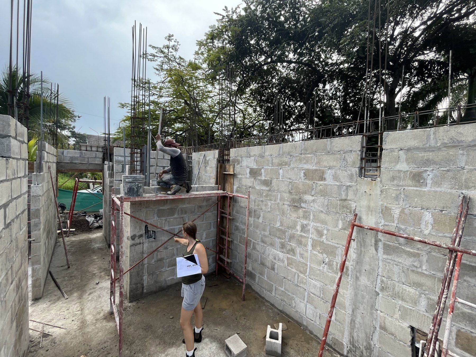 Construction in progress at Casitas Fénix